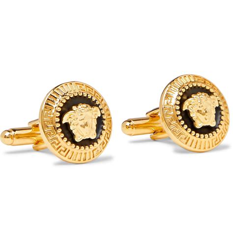 versace men's cufflinks|Versace cufflinks gold.